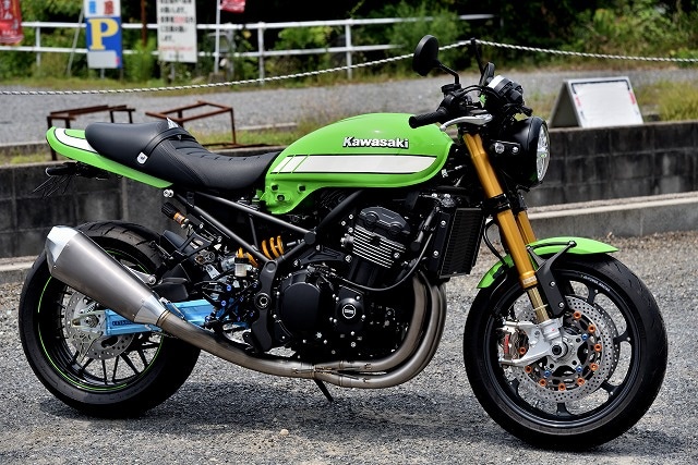 Z900RS/オーリンズ 倒立フロントフォーク(FG R&T)用 ステム製作 